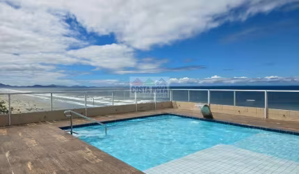 Apartamento com 1 quarto sendo suíte, varanda gourmet, bairro Jardim Real - Praia Grande