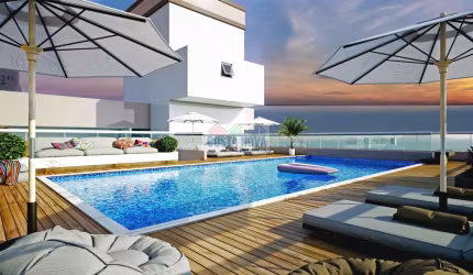 Apartamento de 2 quartos lazer completo frente mar