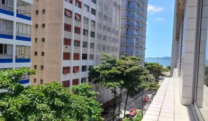 Apartamento de 122m², com 3 quartos , na quadra da praia dos Milionários, vista mar