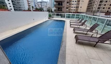 Vende se apartamento 90m² sendo 02 suítes, com sacada, uma quadra da praia, Tupi , Praia Grande