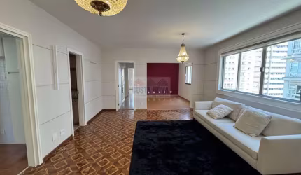 Apartamento para locação, Higienópolis, conforto e praticidade, 1 quarto, 1 suíte, 2 vagas