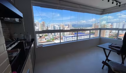 Apartamento de 89 m² com 2 dormitórios sendo 1 suíte, lazer completo, 1 vaga, Aviação, Praia Grande