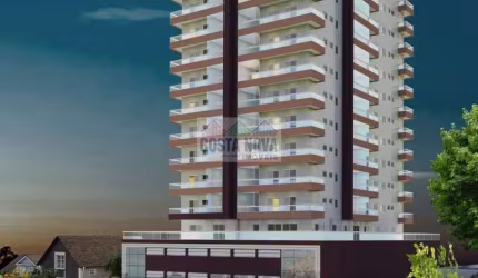 Apartamento com 2 dormitórios e lazer completo - Bairro Guilhermina, Praia Grande