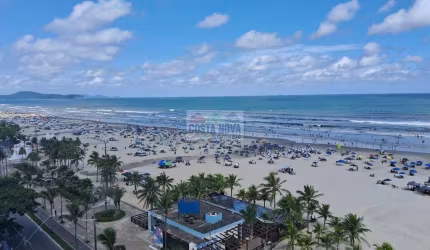 Apartamento frente mar à venda, 106 m², 3 quartos sendo 1 suíte, 1 baneiro social, 2 vagas, Mirim