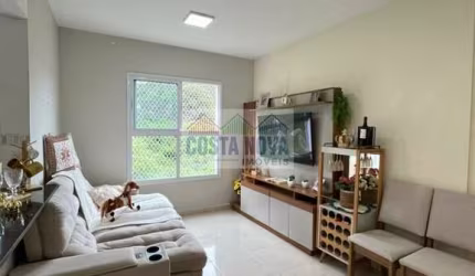 Apartamento de 60m², de 2 quartos semi mobiliado, com vista livre para a Natureza
