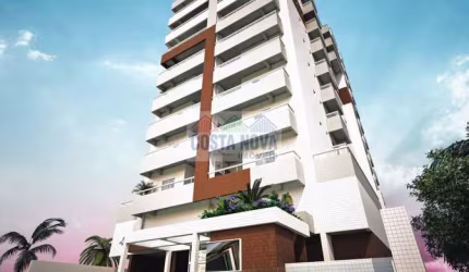 Apartamento de 2 dormitórios, lazer completo - Vista Mar