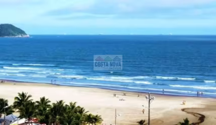 Apartamento com 40m², 1 dormitório com vaga na vila Mirim a 200 metros da praia