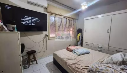 Apartamento a venda com 1 quarto, 1 banheiro, 1 vaga. Bairro José Menino, Santos
