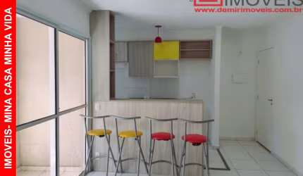 Apartamento à venda em Cotia-SP, Jardim Petrópolis: 2 quartos, 2 salas, 1 banheiro, 2 vagas de garagem, 60m².
