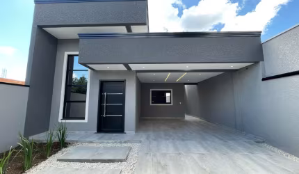 Linda e moderna casa de alto padrão no Bairro Estação