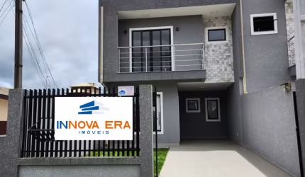 Lindo sobrado novo à venda no Bairro Estação, Araucária