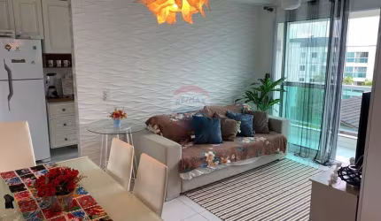 Apartamento 3 Quartos Mobiliado no Palm Village Acqua em Muro Alto - PE
