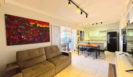 Apartamento 54m2 próximo ao Ribeirão Shopping, 1 suíte, Lavabo, Sacada, 1 Vaga coberta