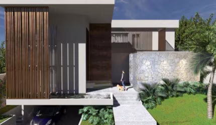 Fantástica, super moderna, casa em final de construção no Alphavile litoral norte 1!