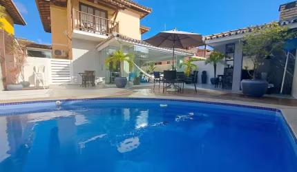 Casa em condomínio fechado com 4 quartos à venda na Avenida Praia de Copacabana, Vilas do Atlantico, Lauro de Freitas por R$ 1.350.000