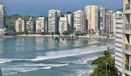 Apartamento Sacada e vista mar, 1 Dormitório, 1 Suite à Venda na Pitangueiras no Guarujá | QVista I