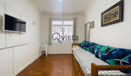 Kitnet 1 Quadra do mar, 1 Dormitório à Venda na Pitangueiras no Guarujá | QVista Inteligência Imobi
