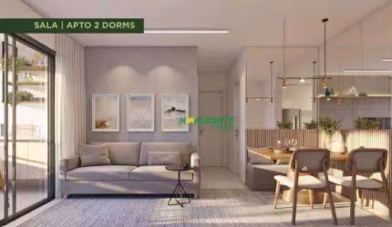 Apartamento com 2 dormitórios à venda, 54 m² - Jardim das Indústrias - São José dos Campos/SP