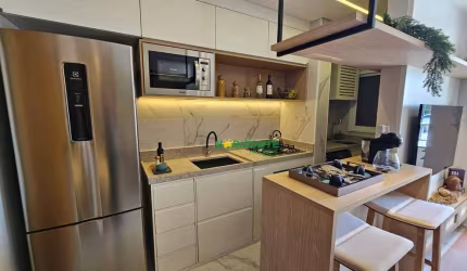 Apartamento com 2 dormitórios à venda, 39 m² - Parque dos Ipês - São José dos Campos/SP