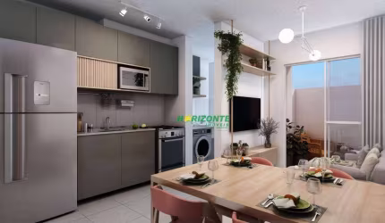 Apartamento com 2 dormitórios à venda, 39 m² - Parque dos Ipês - São José dos Campos/SP