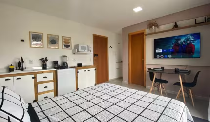 Studio de 25 m² à venda no Campeche  MOBILIADO 800M DA PRAIA