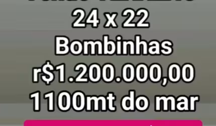 2 terrenos de 12×22   264m² cada um, os dois 24x22  528 m²