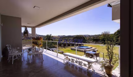 Casa térrea e moderna com 3 suítes à venda, 393 m² - Recanto das Canjaranas - Vinhedo/SP