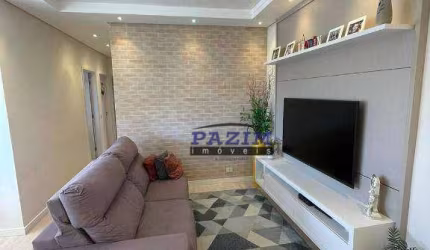 Apartamento com 3 dormitórios à venda, 80 m² - Condomínio Residencial Bella Luna - Vinhedo/SP