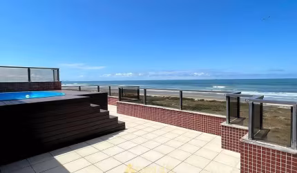 Apartamento Duplex de frente pro mar