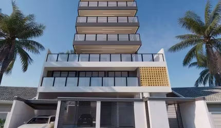 Apartamento com vista para o mar em Caioba