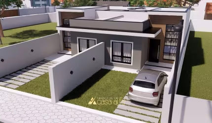 Vendo casa nova na praia a 250 metros do Mar