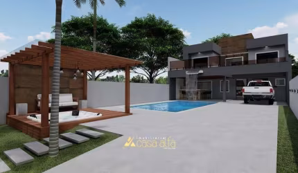 Sobrado alto padrão com piscina e spa em Matinhos