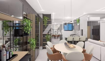 Apartamento mobiliado, equipado e decorado no Edifício Sun Paradise no Centro de Balneário Camboriú.