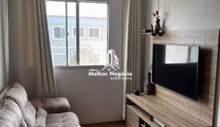 Apartamento 50m² com 2 dormitórios na Chácara Letônia em Americana - SP