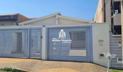 Casa térrea 220m² com 3 dormitórios no bairro Chácara Machadinho em Americana- SP