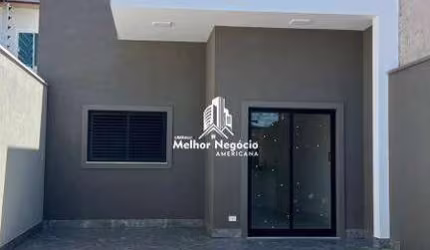 Casa térrea 2 dormitórios sendo uma suíte com 70m2 no Parque Nova Carioba em Americana/ SP