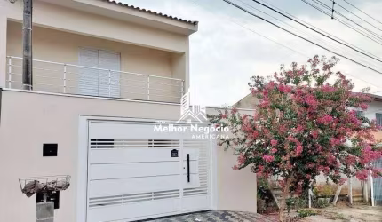 Casa Sobrado 4 Dormitórios sendo 1 suíte 197m2 no Parque Residencial Jaguari em Americana/ SP