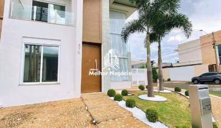 Casa à venda com 3 dormitórios sendo suítes em Condomínio no Residencial Real Park, em Sumaré, SP.