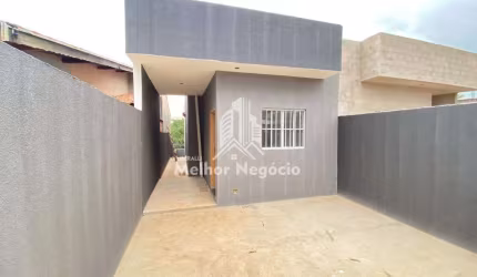 Casa à venda com 2 dormitórios (Quartos) bem amplos e 01 deles sendo suíte, no bairro Jardim do Trevo (Nova Veneza), em Sumaré, SP