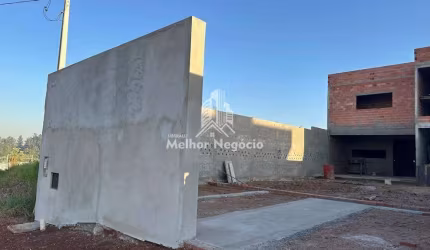 Casa em fase de construção com 3 dormitórios a venda, no bairro vale do sol, Piracicaba - SP