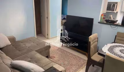 Apartamento 02 dormitórios no Condomínio Parque das Flores no bairro Guaraci em Sumaré.
