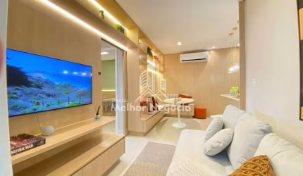 CÓD:3RAP3924 - Apartamento na planta, 2 dormitórios, Reserva do Parque, Hortolândia, SP