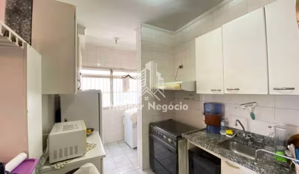 Apartamento à venda com 2 dormitórios sendo 1 suíte, sala para 2 ambientes com sacada. Vila Industrial, Campinas, SP