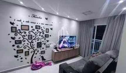 Apartamento à Venda com 02 dormitórios com suíte, no condomínio Unique Residence, no Jardim Santa Izabel, em Hortolândia, SP - CÓD: 3RAP2404_LMN