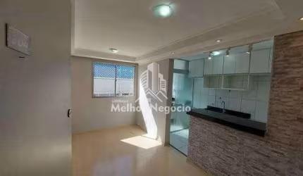 Apartamento com 2 dorms, Jardim Márcia, Campinas - R$ 223 mil, Cod: AP4000