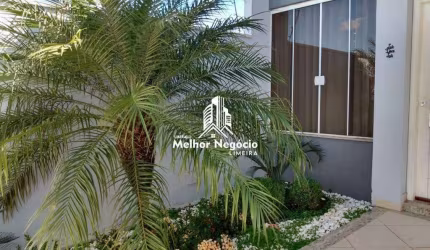 Casa para à venda, 2 quartos no Jardim Campo Verde I - Limeira I Cód: 25099