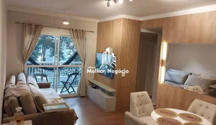 Apartamento à venda no Condomínio Premier Morumbi, Bairro Morumbi, Paulínia, SP Apartamento com 3 dormitórios, sendo 1 suíte, 2 banheiros e 2 vagas d
