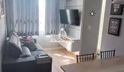 Apartamento com 02 dormitórios à venda no bairro Jardim Maria Luíza no Condomínio Portal Dálias do Campo em Sumaré/SP.