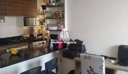 Apartamento à venda no Condomínio Pitangueiras, no bairro Vila São Francisco, em Hortolândia, SP. Apartamento com 3 dormitórios, 1 banheiro e 1 vaga d