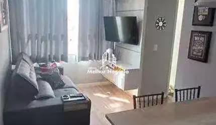 Apartamento com 02 dormitórios à venda no bairro Jardim Maria Luíza no Condomínio Portal Dálias do Campo em Sumaré/SP.
